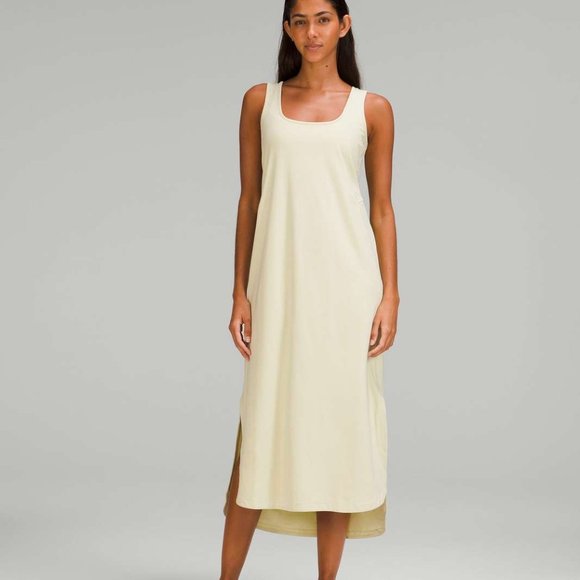 Brand New Lululemon Women's Pima Cotton Open-Back Dress - Picture 2 of 15